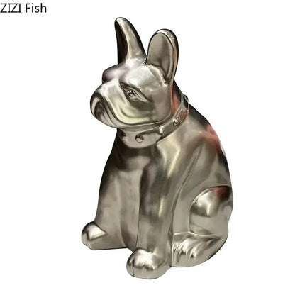 Decorbites™ Französische Bulldogge Keramik-Tissue-Box - Kreative Schreibtisch-Dekoration für Zuhause und Büro