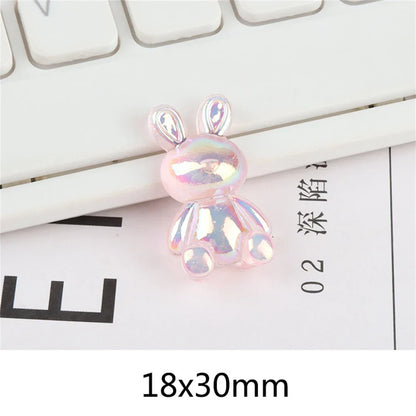 DecorBites™ Kawaii Rabbit Resin Cabochon for Scrapbooking and DIY Crafts