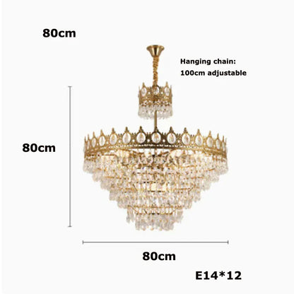 DecorBites™ Crystal LED Pendant Light for Living Room