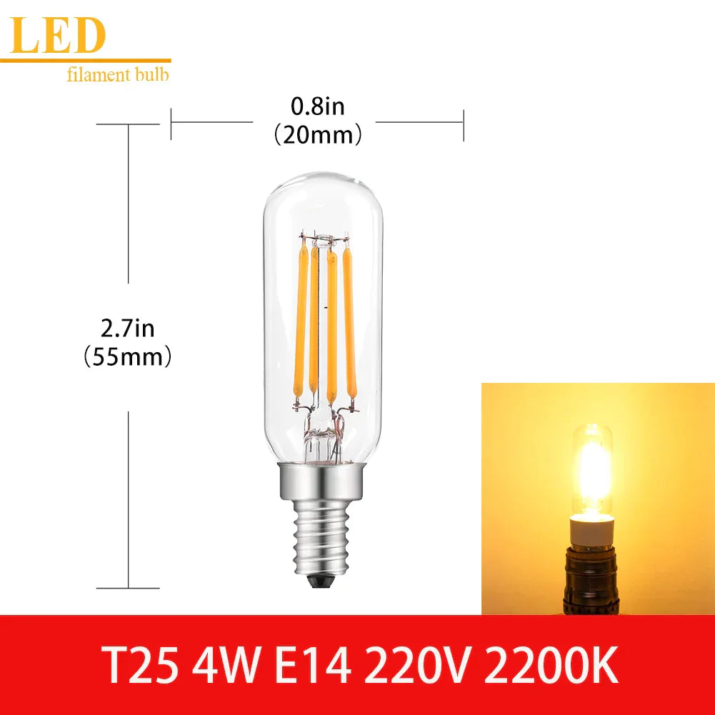 Decorbites™ LED-Filamentlampe Klarer Glas T16 A19 ST64 Dimmbare Vintage-Lampe