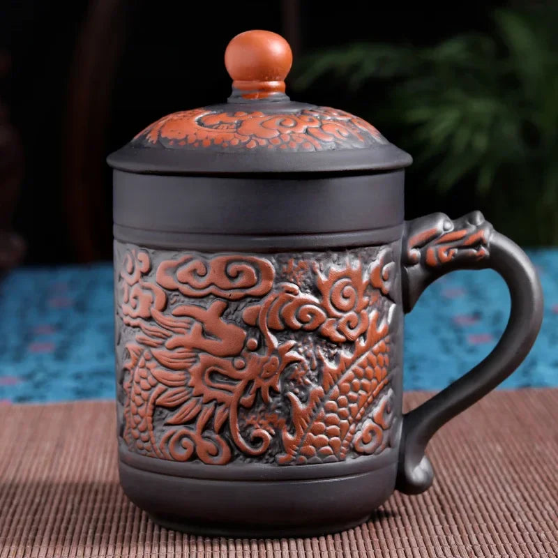 Decorbites™ Drachen-Phönix-Thermo-Kaffee-Reisemug-Geschenk