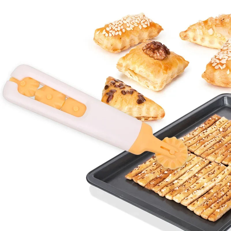 DecorBites™ Dough Roller Cutter: Baking & Pastry Tool for Perfectly Round Dumplings & Cookies