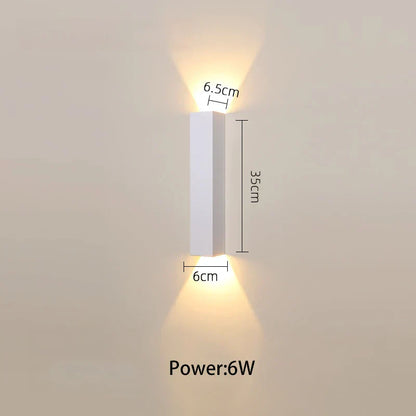 Decorbites™ LED-Wandleuchte: Einsame Linie nach oben und unten leuchtend für TV-Hintergrund oder Schlafzimmer