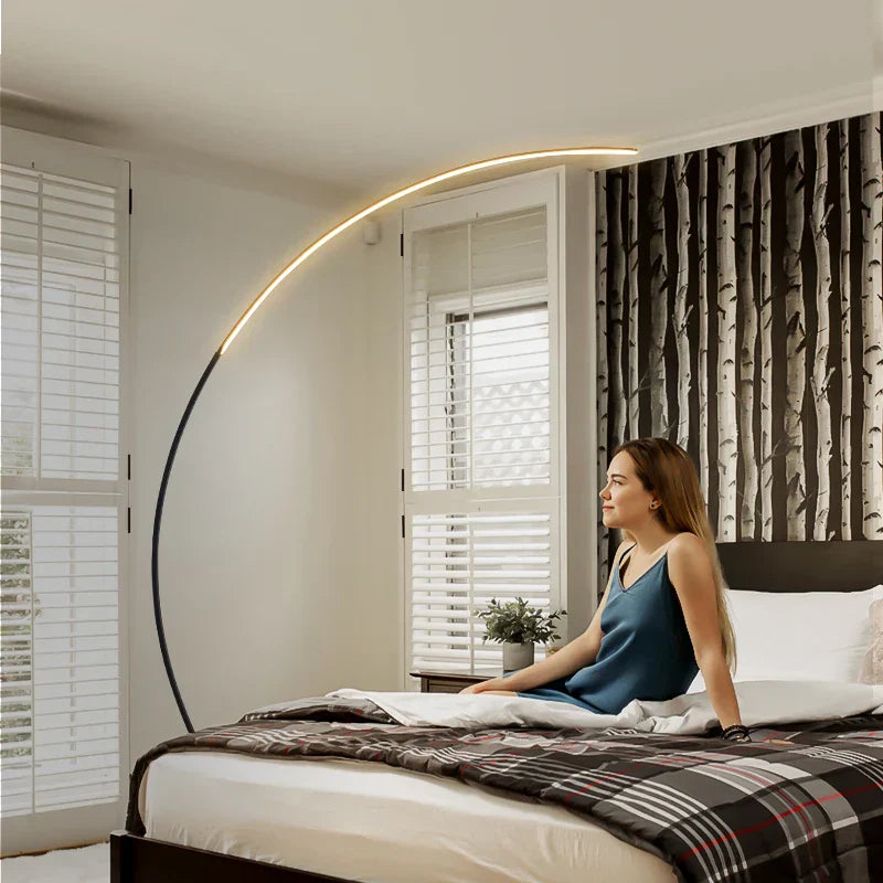 Decorbites™ LED-Bogen-Stehlampe für die Dekoration des Innenraums im Wohnzimmer