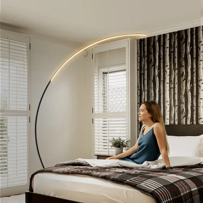 Decorbites™ LED-Bogen-Stehlampe für die Dekoration des Innenraums im Wohnzimmer