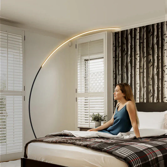 Decorbites™ LED-Bogen-Stehlampe für die Dekoration des Innenraums im Wohnzimmer
