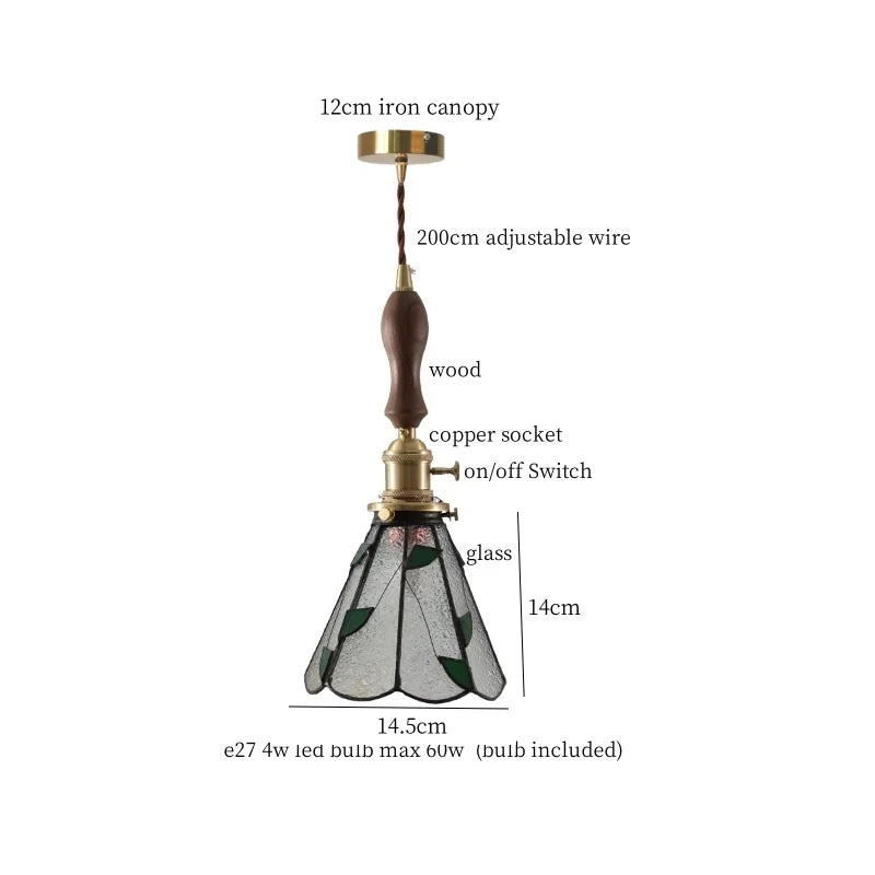 Decorbites™ Glas-LED-Hängeleuchte im japanischen Vintage-Stil für Zuhause und Bar