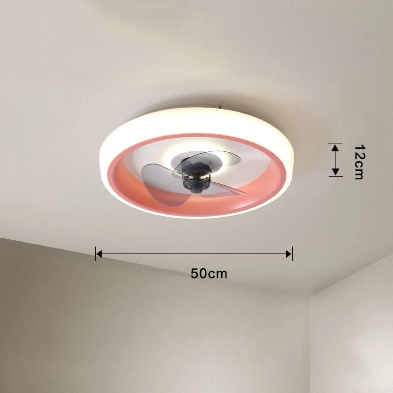 Decorbites™ 50 cm Deckenventilator mit unsichtbaren Flügeln, geräuschloser Betrieb für Schlafzimmer, Wohnzimmer