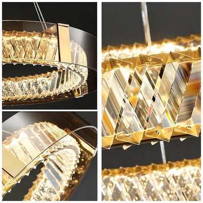 Decorbites™ Kristall-LED-Deckenleuchter dimmbar luxuriöse moderne Raumdekoration Schlafzimmerleuchte