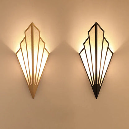 DecorBites™ LED Fan-Shaped Indoor Wall Lamp for Corridor Aisle Staircase Bedroom Lighting