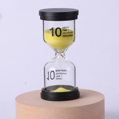 Decorbites™ Kinder 30-Minuten Sanduhr Timer für Hausaufgaben, Zähneputzen, 7 Farben
