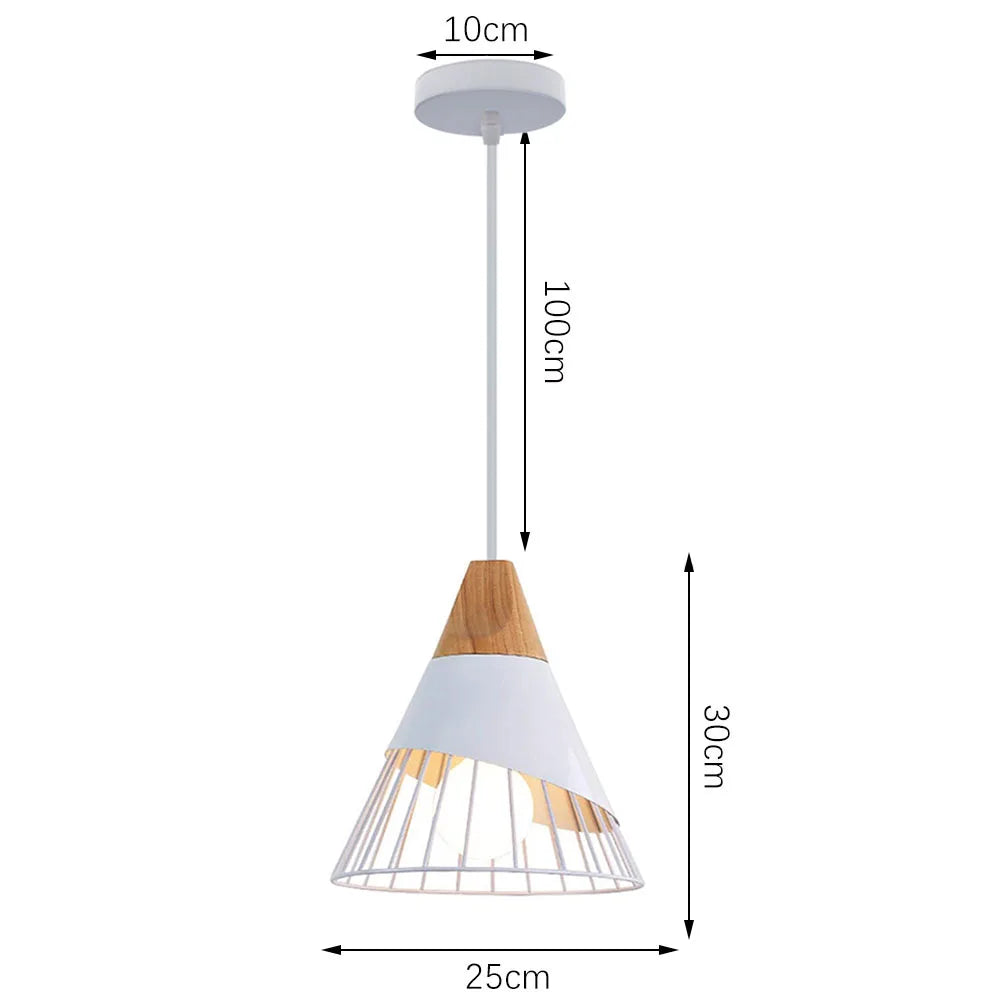 Decorbites™ Industrielle Pendelleuchte Modern Vintage Retro Loft Hängelampe Nordisches Design