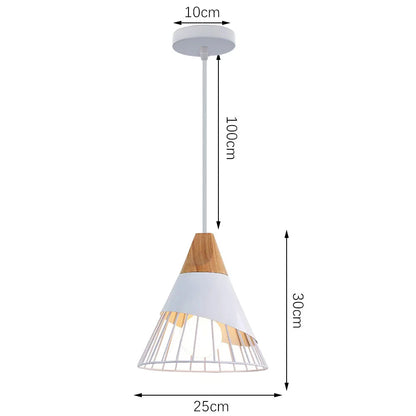 Decorbites™ Industrielle Pendelleuchte Modern Vintage Retro Loft Hängelampe Nordisches Design