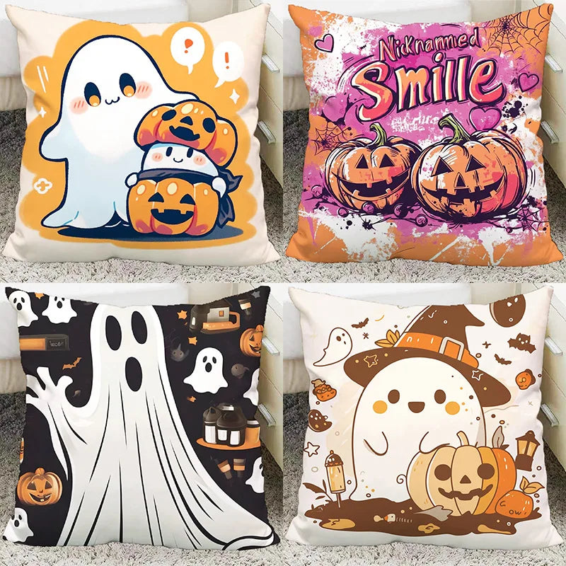 Decorbites™ Halloween-Plüsch-Kartoffelkissen für Wohnzimmer und Schlafzimmer, festliche Dekoration