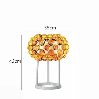 Decorbites™ Acryl RS7 Lampenanhänger Caboche Dia35/50/65CM Klar Gold Lampe