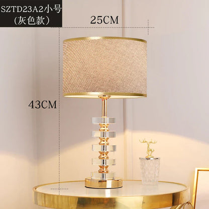 Decorbites™ Kristalltischleuchte: Elegantes modernes amerikanisches Design für Wohnzimmer und Schlafzimmer