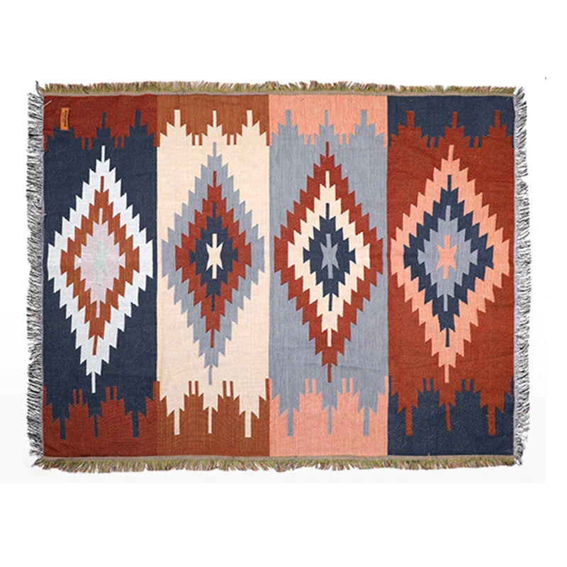 Decorbites™ Geometrische Baumwollgestrickte Sofadecke & Wandteppich