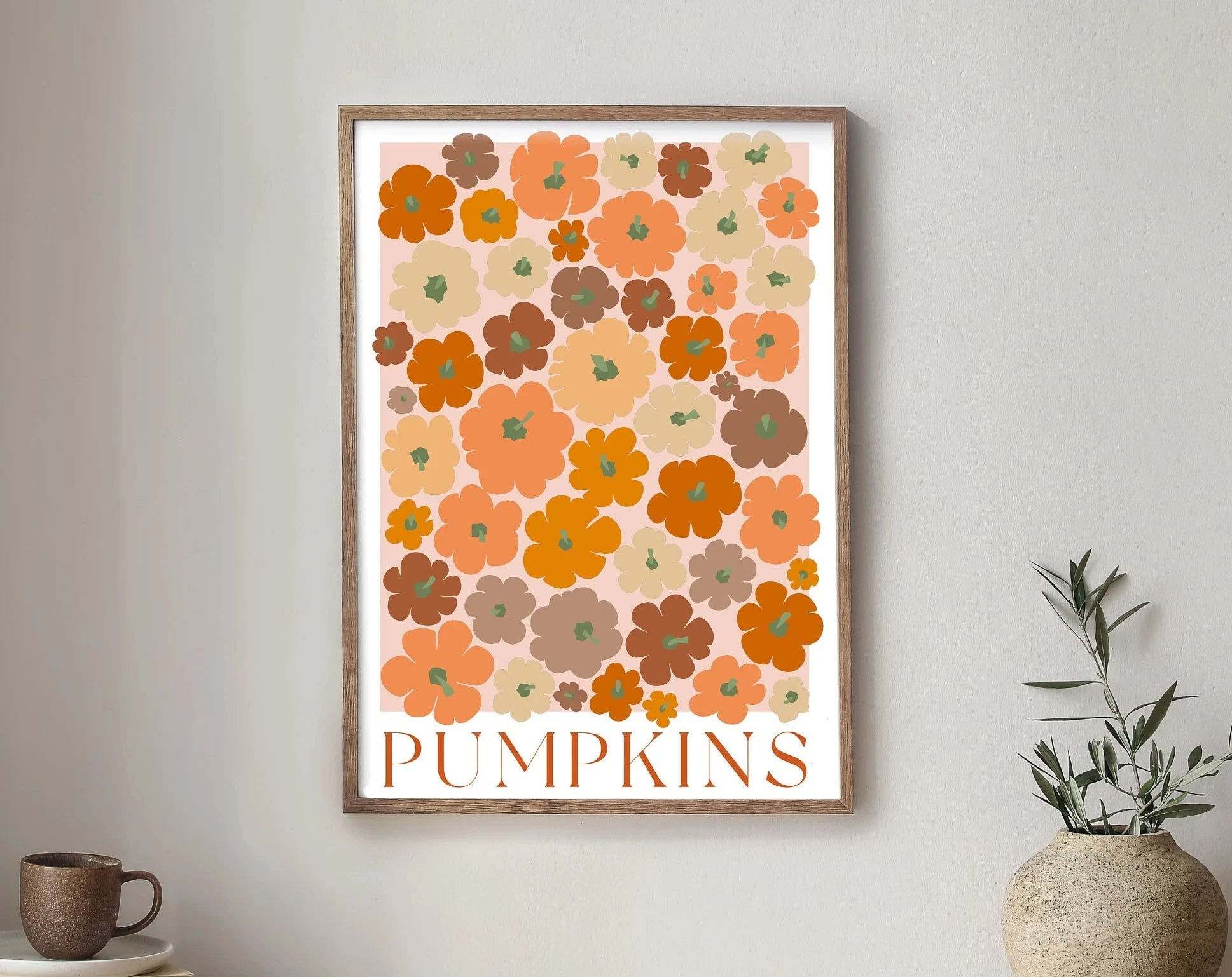 1pc Pumpkin Spice poster, Autumn poster, autumn decoration, Pumpkin, Autumn, Farm Fresh Pumpkins, autumn decoration poster,