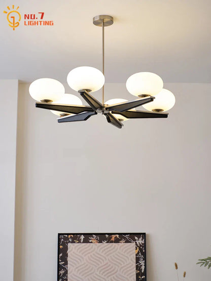 Decorbites™ Sahnehölzer LED-Kronleuchter, modernes Design für Wohnzimmer & Schlafzimmer