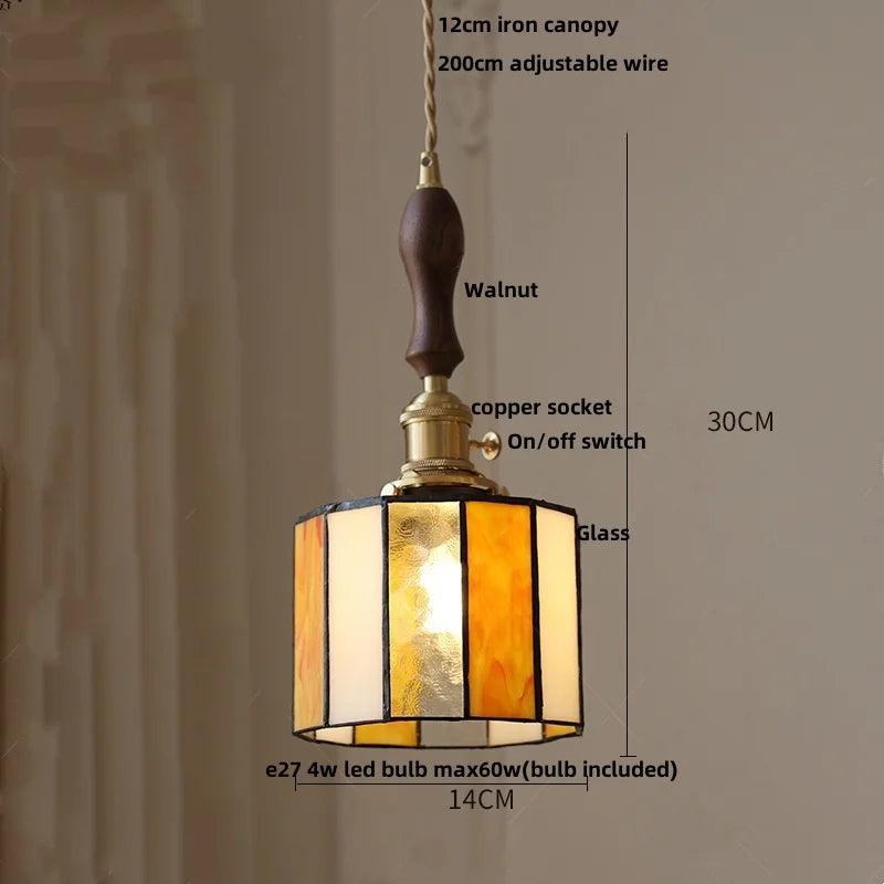 Decorbites™ Bunte LED-Glas-Hängeleuchte, Moderne Nordische Würfel-Hanglampe