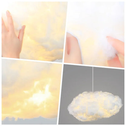 Decorbites™ Cloud LED Hängeleuchte: Moderne Hängelampe für Beleuchtung im Wohnzimmer, Schlafzimmer, Kinderzimmer
