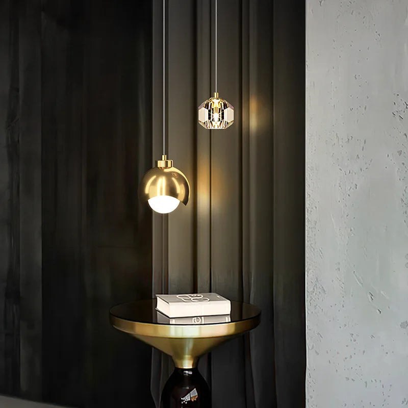 Decorbites™ Glas-Kugelleuchter-Hängeleuchte für luxuriöses Wohnzimmer, Schlafzimmer, Hotelvilla