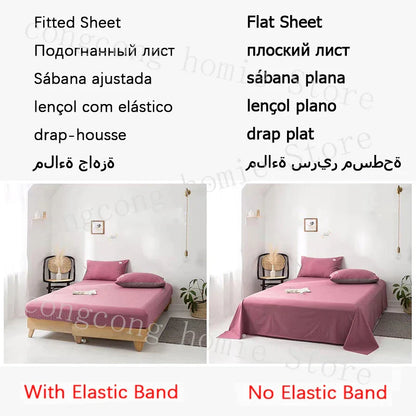 DecorBites™ Bubble Yarn Fabric Double-sided Duvet Cover Set with Sheets for Soft Comfort