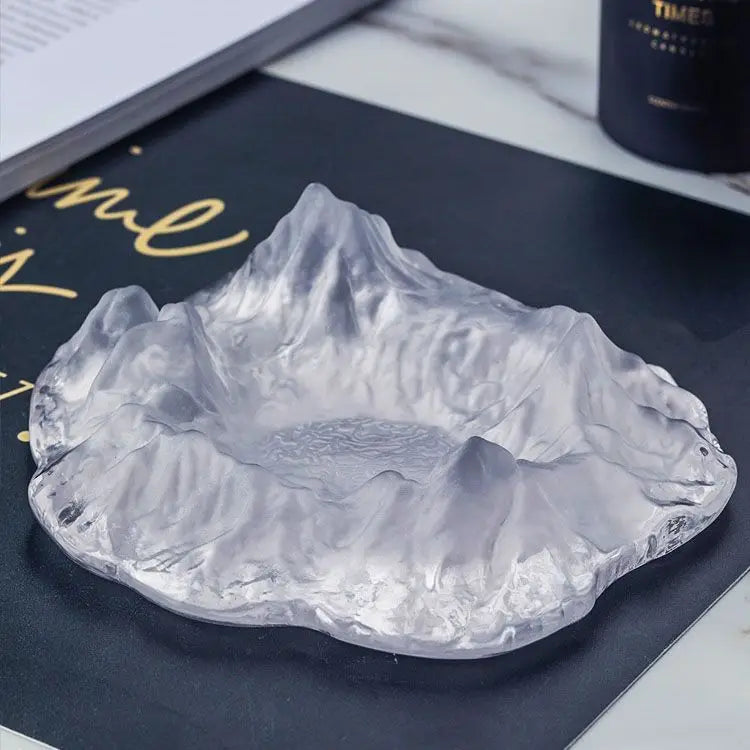 Decorbites™ Eisberg-Glas-Dessertteller: Künstlerisches französisches Club-Tischgeschirr