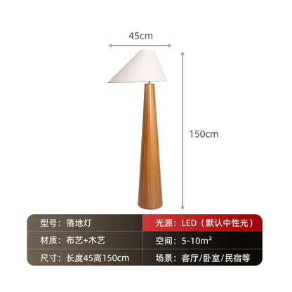 Decorbites™ Japanisches Holz-Kegelförmiges Stehlampe für Schlafzimmer Hotel Wohnzimmer Sofas