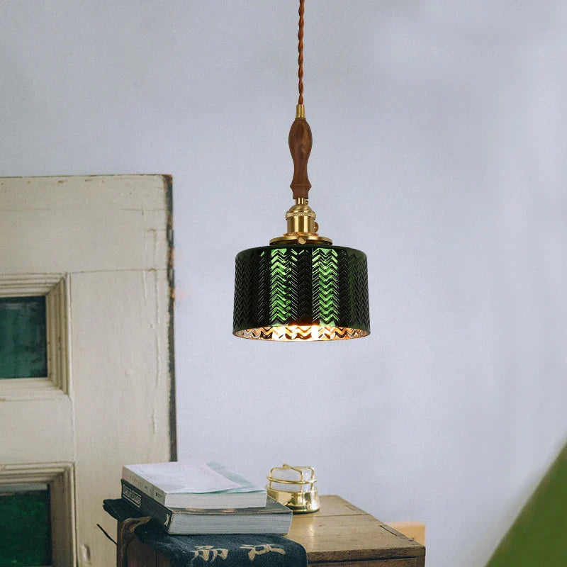 Decorbites™ Grüne Wellenglas-Hängeleuchte: Modernes Minimalismus für Wohnzimmer, Schlafzimmer, Café