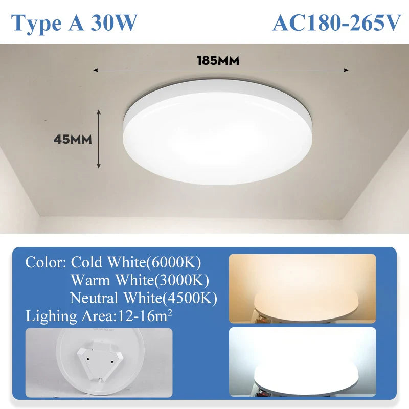 Decorbites™ LED-Deckenleuchter-Paneelleuchte für Heimdekoration und Beleuchtung