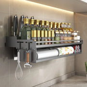 Metal Wall Spice Rack