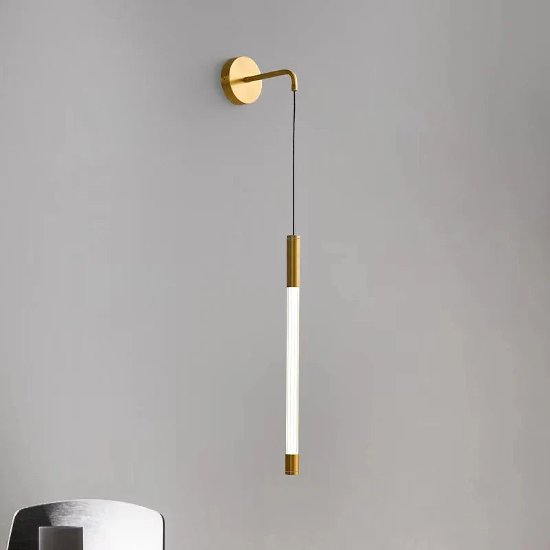 Gold Bar LED Wall Light