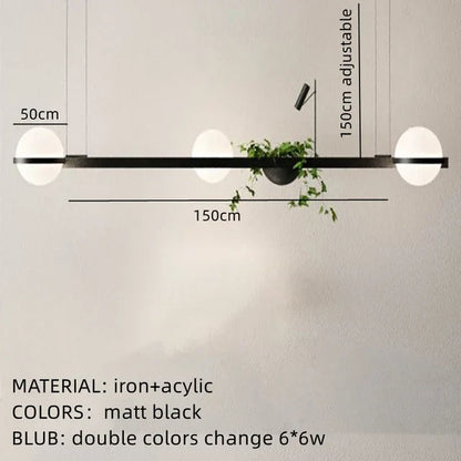 Decorbites™ Art-Deco-Weiße Acryl-Kugeln-Wandleuchten mit 3-Stufen-Dimmung