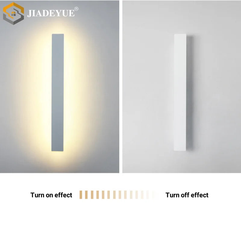 Decorbites™ LED Wasserdichte Garten-Wandlampe, Weißes Band, Außenbeleuchtung IP65