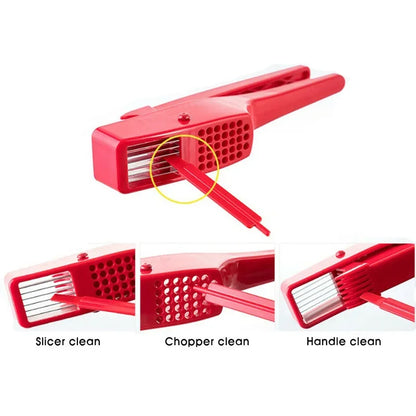 DecorBites™ Garlic Crusher: Multi-Functional Manual Press & Grinder