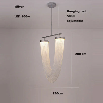 Decorbites™ LED-Aluminium-Deckenleuchter Beleuchtung Hängelampen für Foyer