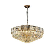 Gold Crystal Living Chandelier K9 150cm Gold Hardware