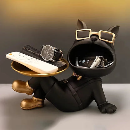 DecorBites™ French Bulldog Resin Statue for Stylish Living Room Decor