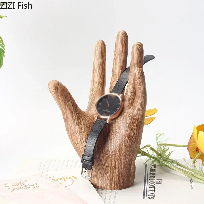 Decorbites™ Handflächenskulptur aus Harz Dekorationshandwerk Charakterstatue Raumdekoration