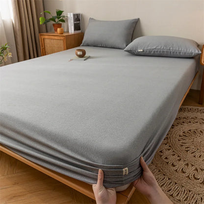 Decorbites™ Grobe Baumwoll-Bettwäsche für Queensize mit Spannbettlaken und Kissenbezügen