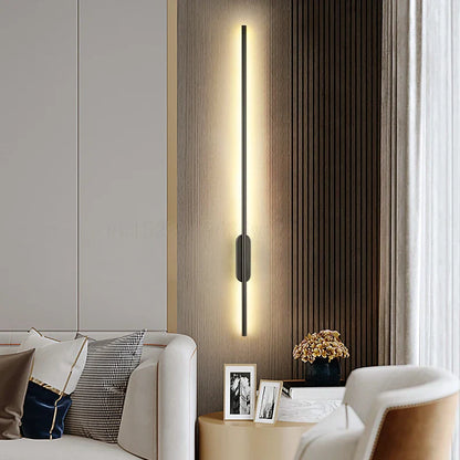 Decorbites™ Lineare Rohr-LED-Wandleuchte, modernes minimalistisches Auf-Ab-Wandleuchte für Badezimmer, Nachttisch & Spiegel