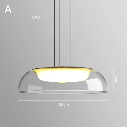 Decorbites™ Glas-Hängeleuchten Einfache Innenraum-Beleuchtung für Heimdekoration im Wohnzimmer und Esszimmer