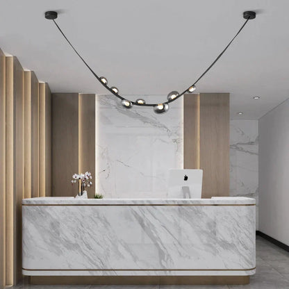 DecorBites™ Italian Light Luxury Leather Chandelier for Dining Room and Living Room