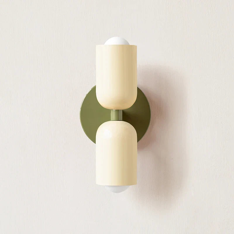 Decorbites™ LED-Wandleuchte Bunte Eisen-Doppelkopf Moderne Nachttischlampe