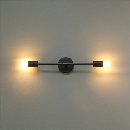 DecorBites™ LED Wall Lamp: Modern Two Arm E27 Bedroom Lighting for Bedside, Bathroom Mirror, Vanity.