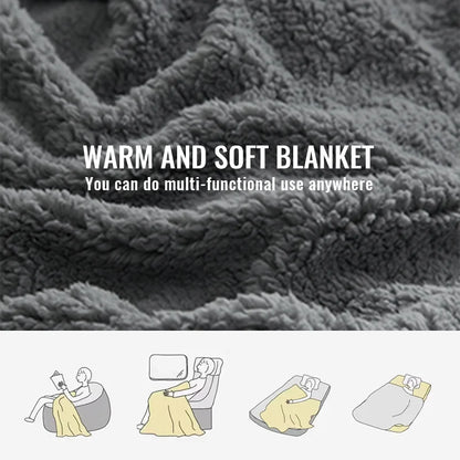 DecorBites™ Cozy Knit Blanket for Home & Travel - Soft & Warm Throw Blanket