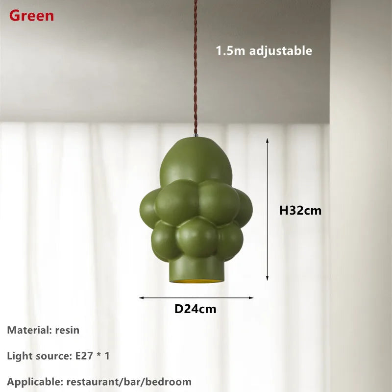 Decorbites™ Cremige Wind LED-Kronleuchter: Nordischer Wabi-Sabi-Stil für Esszimmer, Schlafzimmer und Bar