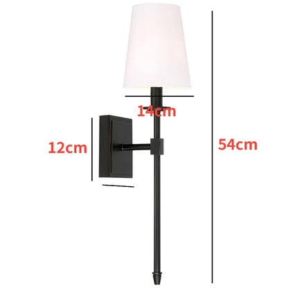 DecorBites™ Iron LED Wall Lamp | Bedroom Living Room Indoor Lighting Fixture