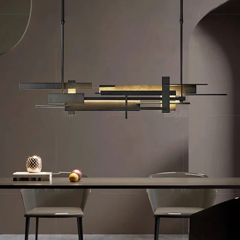 LED Pendant Chandelier Lingte 150cm Black